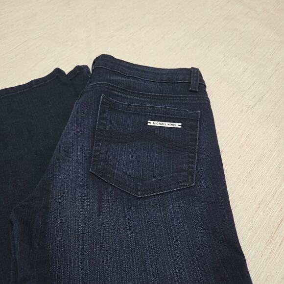 Michael Kors Woman's Flare Bottom Blue Jeans size 6 - Picture 2 of 5